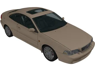 Volvo C70 Coupe 3D Model preview