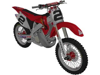 Honda CR 250 3D Model preview