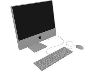 Apple iMac 3D Model preview