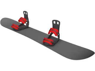 Snowboard 3D Model preview