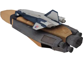 Shuttle 3D Model preview