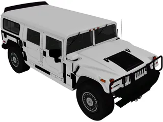 Hummer H1 Alpha 3D Model preview