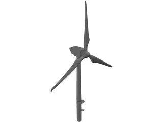 Wind Energy 3D Model preview