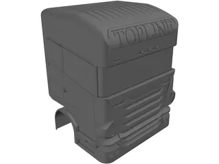 Scania Topline Cabin 3D Model preview