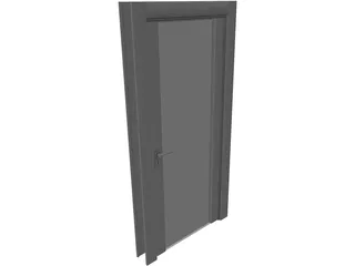 Modern Door 3D Model preview