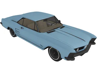 Buick Riviera (1963) 3D Model preview