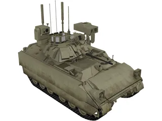 M2A3 Bradley with ERA 3D Model preview