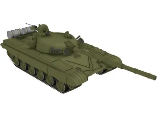 T-72 Tank 3D Model preview