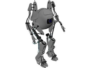 Portal 2 Atlas 3D Model preview