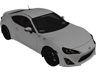 Scion FR-S (2014) 3D Model preview