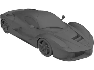 Ferrari LaFerrari 3D Model preview