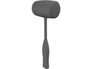 Rubber Hammer 3D Model preview