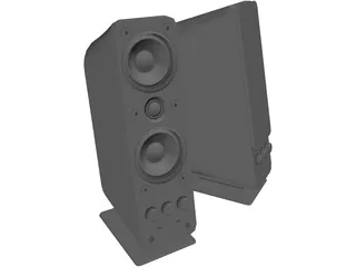 Creative Gigaworks T40 Speakers 3D Model preview