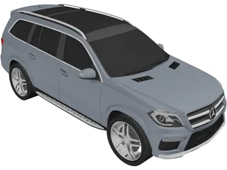 Mercedes-Benz GL 63 AMG 3D Model preview