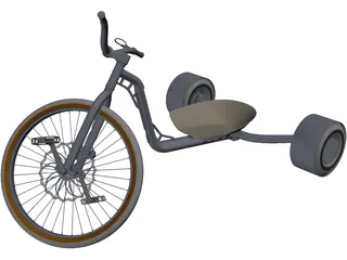 Drift Trike 3D Model preview