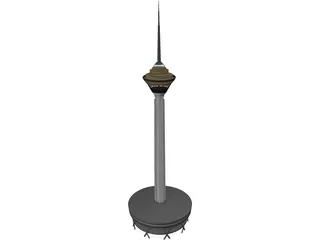 Milad Tehran Tower 3D Model preview