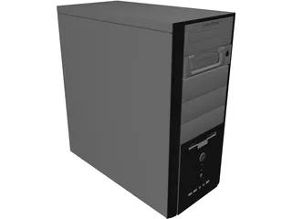 Coolermaster PC 3D Model preview