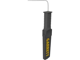 Garrett Security Wand 3D Model preview
