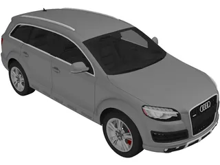 Audi Q7 4.2 TDi 3D Model preview