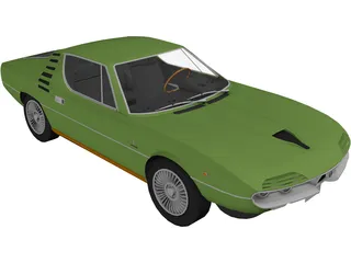 Alfa Romeo Montreal 3D Model preview