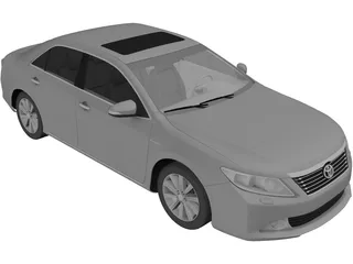 Toyota Camry (2011) 3D Model preview