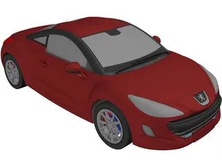 Peugeot 307 RCZ 3D Model preview