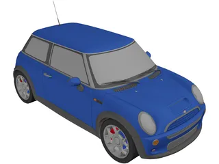 Mini Cooper S 3D Model preview