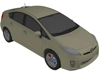 Toyota Prius 3D Model preview