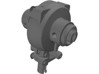 RC Car Differential 3D Model preview