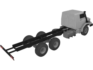Mercedes-Benz Zetros 3D Model preview