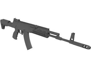 AK-12 3D Model preview