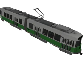 Streetcar 3D Model preview