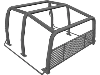 Ford F-150 Roll Bar (2013) 3D Model preview