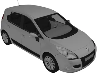 Renault Scenic (2010) 3D Model preview