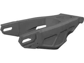 Moto2 Swingarm 3D Model preview