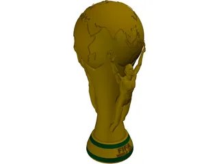 FIFA World Cup Trophy 3D Model preview