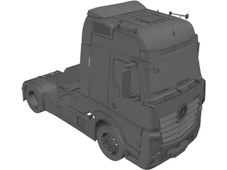 Mercedes-Benz Actros (2012) 3D Model preview