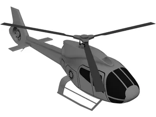 Eurocopter EC-120B Colibri 3D Model preview