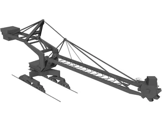 Reclaimer Stacker 3D Model preview