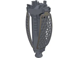 DED-3 3D Model preview