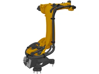 Kuka KR180R3200PA Robot 3D Model preview
