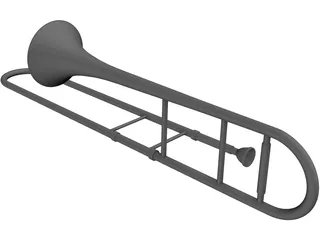 Trombone 3D Model preview