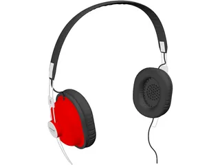 Panasonic Headphones RP-HTX7E 3D Model preview