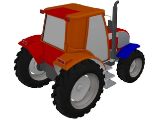 New Holland Tractor 3D Model preview