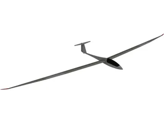 Nimbus 4D Glider 3D Model preview
