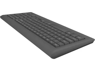 Computer Keyboard 3D Model preview