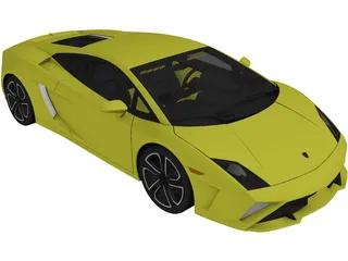 Lamborghini Gallardo LP560-4 (2013) 3D Model preview