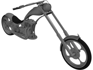 Chopper 3D Model preview