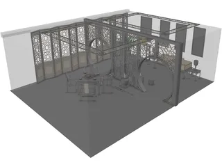 Restaurant 3D Model preview
