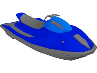 Personal Watercraft 3D Model preview